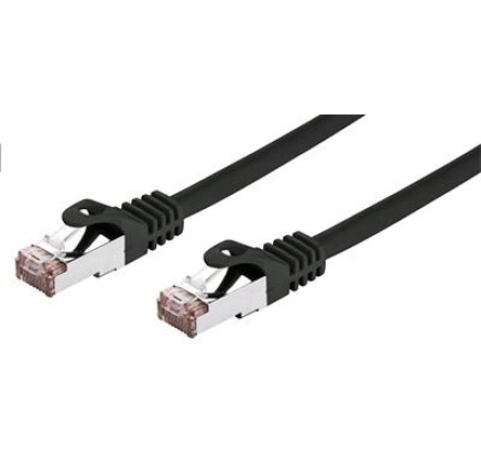 C-TECH kabel patchcord Cat6, FTP, černý, 0,5m C-TECH kabel patchcord Cat6, FTP, černý, 0,5m