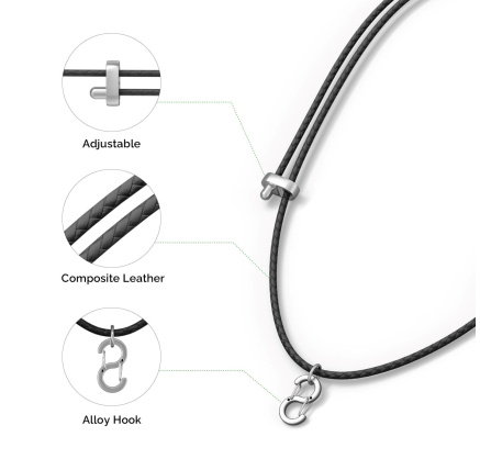 PLAUD Note Pin Lanyard Black - Řemínek na krk, černý PLAUD Note Pin Lanyard Black - Řemínek na krk, černý
