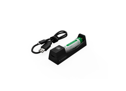 Ledlenser nabíjecí stanice + Akumulátor 14500