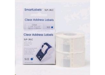 Seiko adresní štítky - transparentní, 28x89mm 130ks/role (obsahuje dvě role)