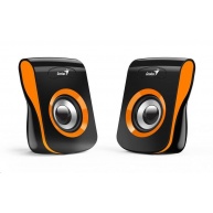 GENIUS repro SP-Q180 Orange, 2.0, 6W, USB napájení, 3,5" jack, černo-oranžové