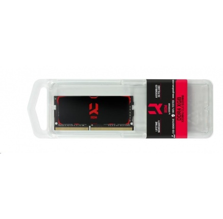 SODIMM DDR4 16GB 2400MHz CL15 GOODRAM IRDM, black