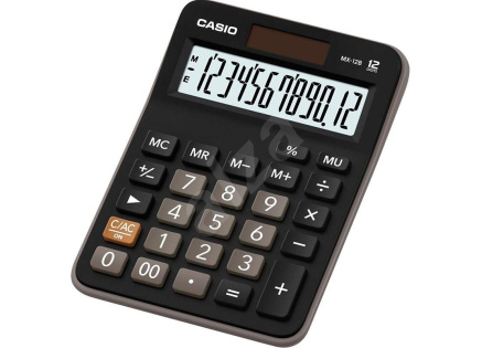 CASIO kalkulačka MX 12 B BK, Stolní kalkulátor CASIO kalkulačka MX 12 B BK, Stolní kalkulátor