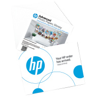 HP Advanced Photo Paper, Gloss (5x5 in; 127x127 mm) –20 sheets