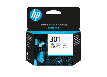 HP 301 Tri-color Ink Cart, 3 ml, CH562EE (165 pages) HP 301 Tri-color Ink Cart, 3 ml, CH562EE (165 pages)