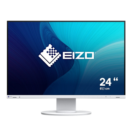 EIZO MT 24" EV2410R-WT FlexScan, IPS, 1920x1200, 350nit, 1300:1, 5ms, DisplayPort, HDMI, DVI-D, D-sub, USB, Repro, Bílý