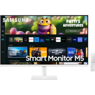 SAMSUNG MT LED LCD Smart Monitor 27" M50C - bílý