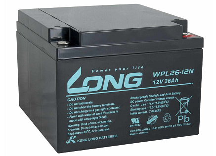 LONG baterie 12V 26Ah M5 LongLife 12 let (WPL26-12N)