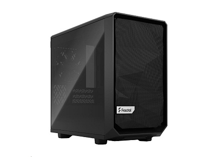 FRACTAL DESIGN skříň Meshify 2 Nano Black TG Dark Tint, USB 3.1 Type-C, 2x USB 3.0, bez zdroje, miniITX