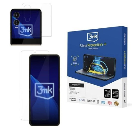 3mk ochranná folie SilverProtection+ Folded Edition pro Tecno Phantom V Flip2 3mk ochranná folie SilverProtection+ Folded Edition pro Tecno Phantom V Flip2