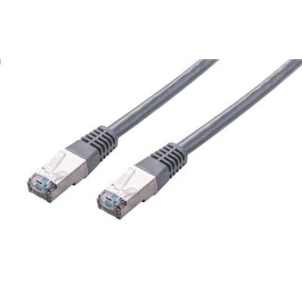 C-TECH kabel patchcord Cat5e, FTP, šedý, 0,5m C-TECH kabel patchcord Cat5e, FTP, šedý, 0,5m