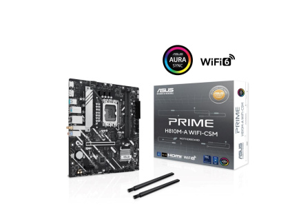 ASUS MB Sc LGA1851 PRIME H810M-A WIFI, 2xDDR5, 1xDP, 1xHDMI, WiFi, mATX