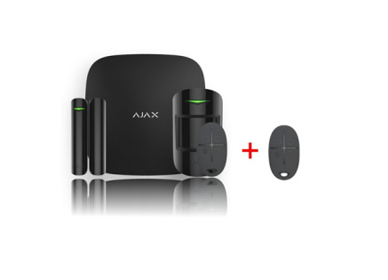 Ajax  StarterKit 4G black + SpaceControl black - ZDARMA