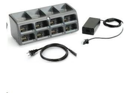 Zebra battery charging station, 8 slots