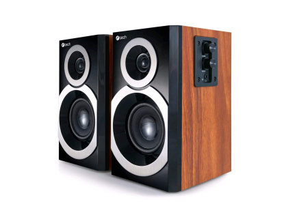 C-TECH repro SPK-310WD, 2.0, dřevěné