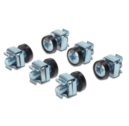 PremiumCord Sada montážní do racku ,4x šroub M6, 4x nut, 4x plastová podložka PremiumCord Sada montážní do racku ,4x šroub M6, 4x nut, 4x plastová podložka