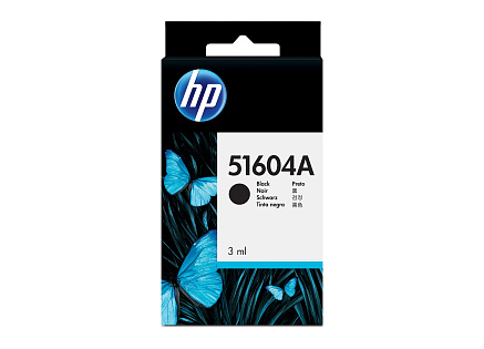 HP Black 3 ml Plain Paper Print Cart, 51604A HP Black 3 ml Plain Paper Print Cart, 51604A
