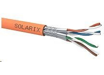 Instalační kabel Solarix SSTP, Cat7A, drát, LSOHFR, cívka 500m SXKD-7A-1200-SSTP-LSOHFR-B2ca Instalační kabel Solarix SSTP, Cat7A, drát, LSOHFR, cívka 500m SXKD-7A-1200-SSTP-LSOHFR-B2ca