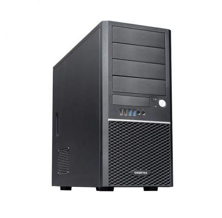 CHIEFTEC skříň Classic Series, Miditower, CM-25B, Black, bez zdroje