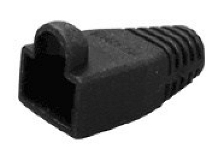 Ochrana pro konektor RJ45, snag-proof - černá, 100ks Ochrana pro konektor RJ45, snag-proof - černá, 100ks