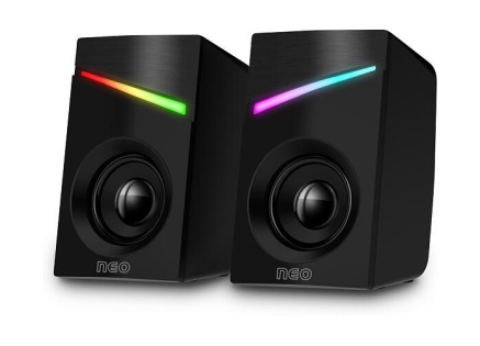 CONNECT IT Reproduktory NEO PC, RGB, USB, 3,5mm, černé