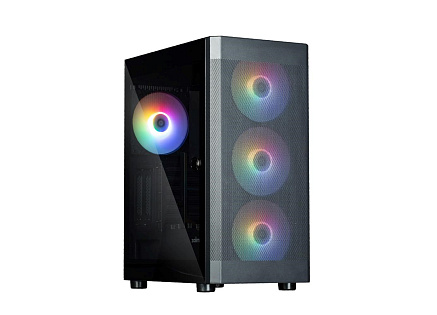 ZALMAN case I4 TG, Mid Tower, ATX, 2xUSB 3.0, 1xUSB 2.0, 4x 120mm RGB Fan, černá