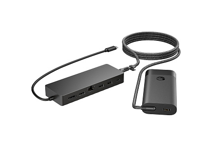 HP Universal USB-C Hub and Laptop Charger Combo-EURO