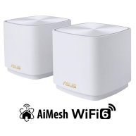ASUS ZenWiFi XD4 Plus 2-pack white Wireless AX1800 Dual-band Mesh WiFi 6 System