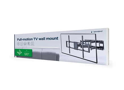 GEMBIRD Držák TV WM-120ST-01, 60"-120" (120kg), plně pohyblivý GEMBIRD Držák TV WM-120ST-01, 60"-120" (120kg), plně pohyblivý