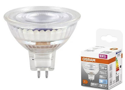 OSRAM LED STAR GU5,3  3,8W/840 12V MR16 35W studená