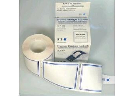 Seiko jmenovky - modré, 54x70mm 160ks/role Seiko jmenovky - modré, 54x70mm 160ks/role