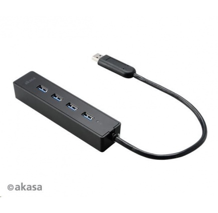 AKASA HUB USB Connect 4SX, 4x USB 3.0, externí