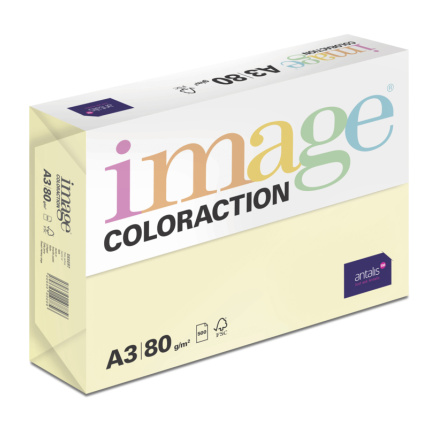 Antalis Papír Image Coloraction Desert - pastelově žlutá (YE23) A3 (80g/500ks)
