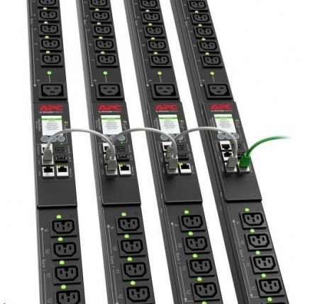 APC Rack PDU 9000 Switched, ZeroU, 11.0kW, 230V, (21) C13 & (3) C19, IEC 60309 16 A 3P + N + PE 1.8m