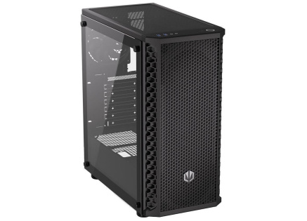 ENDORFY Case Signum 300 Air, Průhledná bočnice, ATX,  4x120mm, černá