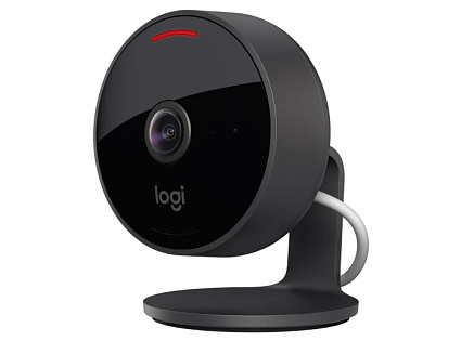 Logitech kamera Circle View, HD, WiFi, šedá