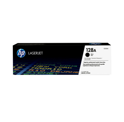 HP 128A Black LJ Toner cart, CE320A (2,000 pages) HP 128A Black LJ Toner cart, CE320A (2,000 pages)
