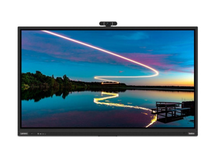 LENOVO LCD T86 - 86”,VA,matný,16:9,3840x2160,Touch,60Hz,8ms,400cd/m2,1200:1,HDMI,DP,USB-C,ThB,RJ45,USBHub,VESA