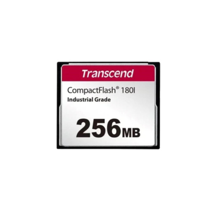 TRANSCEND CompactFlash Card CF180I, 256MB, SLC mode WD-15, Wide Temp.
