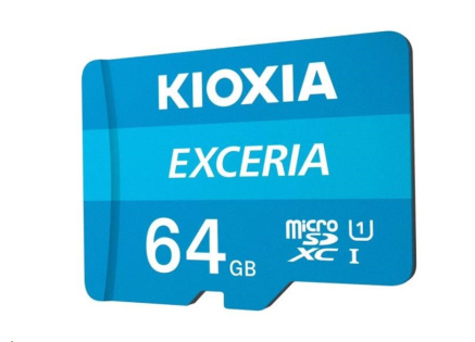 KIOXIA Exceria microSDXC card 64GB M203, UHS-I U1 Class 10