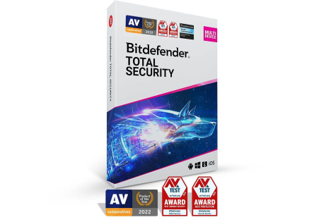 Bitdefender Total Security - 5 zařízení na 1 rok - elektronická licence do emailu Bitdefender Total Security - 5 zařízení na 1 rok - elektronická licence do emailu