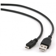 GEMBIRD Kabel USB 2.0 A-Micro B propojovací 1,8m (černý)