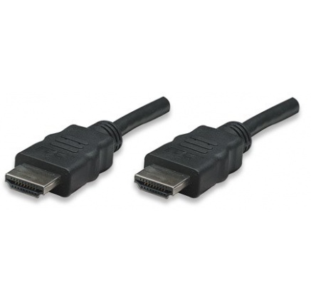 MANHATTAN kabel High Speed HDMI 3D, Male to Male, stíněný, černý, 7,5m MANHATTAN kabel High Speed HDMI 3D, Male to Male, stíněný, černý, 7,5m