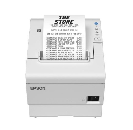 Epson TM-T88VII, USB, USB Host, RS232, Ethernet, ePOS, white