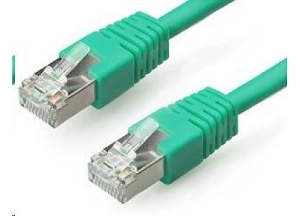 GEMBIRD kabel patchcord CAT6 stíněný FTP 2m, zelený