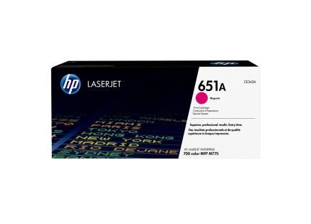 HP 651A Magenta LJ Toner Cart, CE343A (16,000 pages)