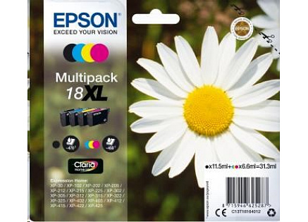 EPSON ink Multipack 4-colours "Sedmikráska" 18XL Claria Home Ink