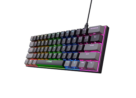 TRUST klávesnice GXT 867 ACIRA, 60%, Herní Klávesnice, USB, USB-C, US TRUST klávesnice GXT 867 ACIRA, 60%, Herní Klávesnice, USB, USB-C, US