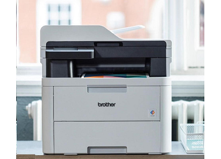 BROTHER multifunkce color LED MFC-L3740CDW - A4 18ppm 512MB 250listů USB WIFI LAN ADF50 duplex fax