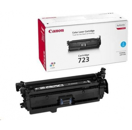 Canon TONER CRG-723C azurový pro LBP7750 (8.500 str.) Canon TONER CRG-723C azurový pro LBP7750 (8.500 str.)